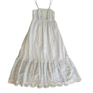 Japna Blue & White Seersucker Dress XS